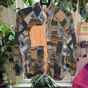 Amazon Multicolor Patchwork Teddy Jacket